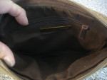 Kleinburg Sherrill vintage suede hand bag