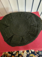 The Sak Crochet Black Bucket Bag Crossbody Purse