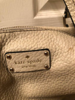 Kate Spade Black and White Leather Bag/Purse