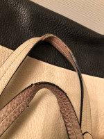 Kate Spade Black and White Leather Bag/Purse