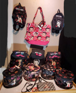 Betty Boop Makeup Bag 3-Piece Set Cosmetic Travel Bag Set NEW