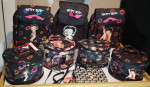 Betty Boop Makeup Bag 3-Piece Set Cosmetic Travel Bag Set NEW