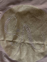 New: gold large tote bag