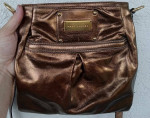 Marc Jacobs NEW W/BAG Metal-Bronze Leather Scooter 2way-Carry ITALIAN!
