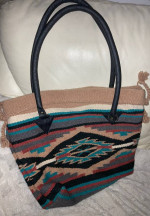 New Hand Woven Navajo Bag-Purse-Bookbag-