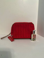 Tommy Hilfiger “Tommy Girl” Cologne and Red Cosmetic Bag