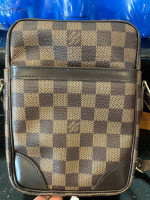 LOUIS VUITTON Damier Danube SPO Shoulder Bag Ebene