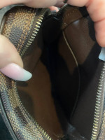 LOUIS VUITTON Damier Danube SPO Shoulder Bag Ebene