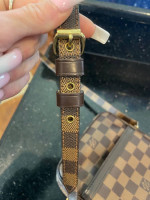 LOUIS VUITTON Damier Danube SPO Shoulder Bag Ebene