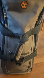 LUGGAGE TIMBERLAND DUFFLE BAG WITH WHEELS AND HANDLE CLAREMONT COLLECTION GREY A