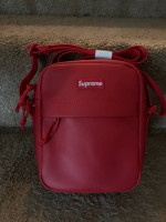 Supreme Leather Shoulder Bag