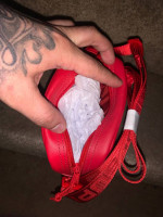 Supreme Leather Shoulder Bag