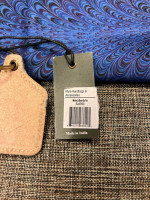 109-OMT Myra Bag Key Fob “Morning’s Bloom” Cowhide Leather Key Fob S-8763