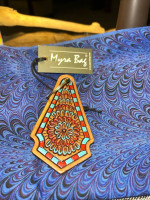 108-OMT Myra Bag Key Fob “A Tale Of The Ages” Leather Key Fob S-8785 NWT