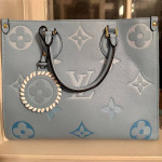 Replica Louis Vuitton On The Go MM Monogram Bag in Summer Blue