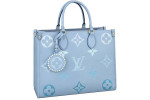 Replica Louis Vuitton On The Go MM Monogram Bag in Summer Blue