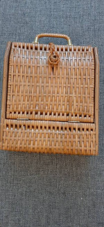 Ladies 1940's woven bag