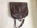 Vintage Patchwork Leather Garment Bag