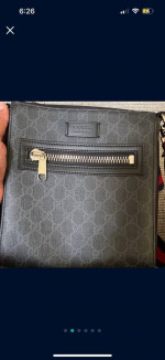 Black Gucci Messenger Bag New