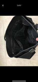 COACH Large Black Tote Bag