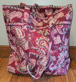 Vera Bradley Tote Bag in Piccadilly Plum