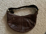 Rare COACH 10062 Mia Chestnut Brown Leather Handbag Hobo Bag