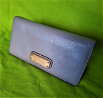 Marc Jacobs Beige wallet bag women genuine leather for cards gold zip
