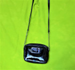 Michael Kors Black bag chain strap cross body women leather patent