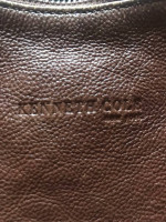Used good condition Kenneth Cole HOBO Crescent Shape leather should bag