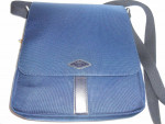 Fossil Trevor NS City Messenger Bag Navy Blue