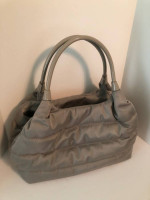 Kate Spade New York Gray Quilted Shoulder Bag Purse