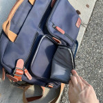 CONVERTIBLE SHOULDER BAG WITH LOTS OF POCKETS AND LAPTOP CASE