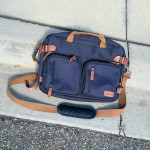 CONVERTIBLE SHOULDER BAG WITH LOTS OF POCKETS AND LAPTOP CASE