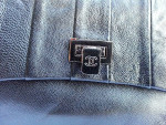 Vintage Chanel leather shoulder bag