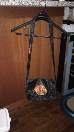 NEW Black silk cross body 💼