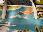 COACH BLUE PALM TREE ISLAND NEW WITH TAGS PURSE WITH MATCHING WALLET