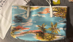 COACH BLUE PALM TREE ISLAND NEW WITH TAGS PURSE WITH MATCHING WALLET