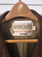 1970s Vintage Men’s Suede Leather Fringe Jacket by Schott NYC