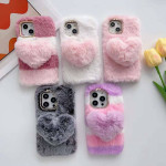 💖Fluffy Heart Phone Shells - Fall in Love with Your iPhone 15/15 pro