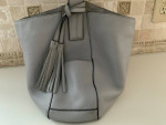 Michael Kors Gray Leather Purse