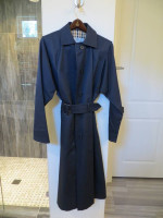 Women's Aqua5 Medium Designer Full Length Trenchcoat