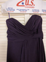 Size 14 Allure Bridals Extra Long Tall Purple Bridesmaid Dress