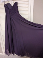 Size 14 Allure Bridals Extra Long Tall Purple Bridesmaid Dress