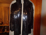 Black Faux Fur Coat     sz. 14
