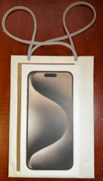 Apple iPhone 15 Pro Max 6.7 UNLOCKED 1TB - Natural Titanium MU6H3LL/A