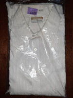 Men's LS White Shirt Sz 16 32 Vintage New in Wrap