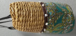 Vera Bradley XL Wicker-Body Tote Seashell-Trim NEVER USED! NEW