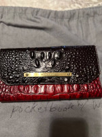 Brahmin Like New pocket book and wallet