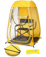 Outdoors Orange Mesh Weather Pod Pop-Up Shelter Pod Tent