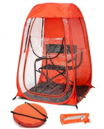 Outdoors Orange Mesh Weather Pod Pop-Up Shelter Pod Tent